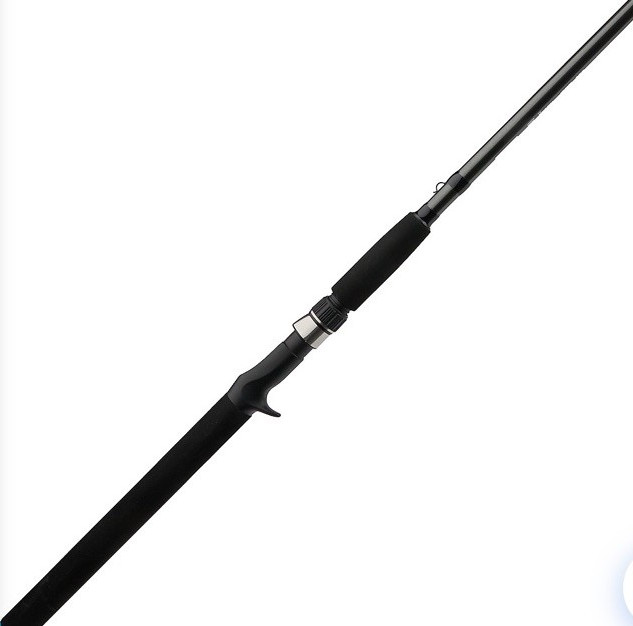 Hook Angler Casting Rod Full Grip Black Silver Unisex Adults