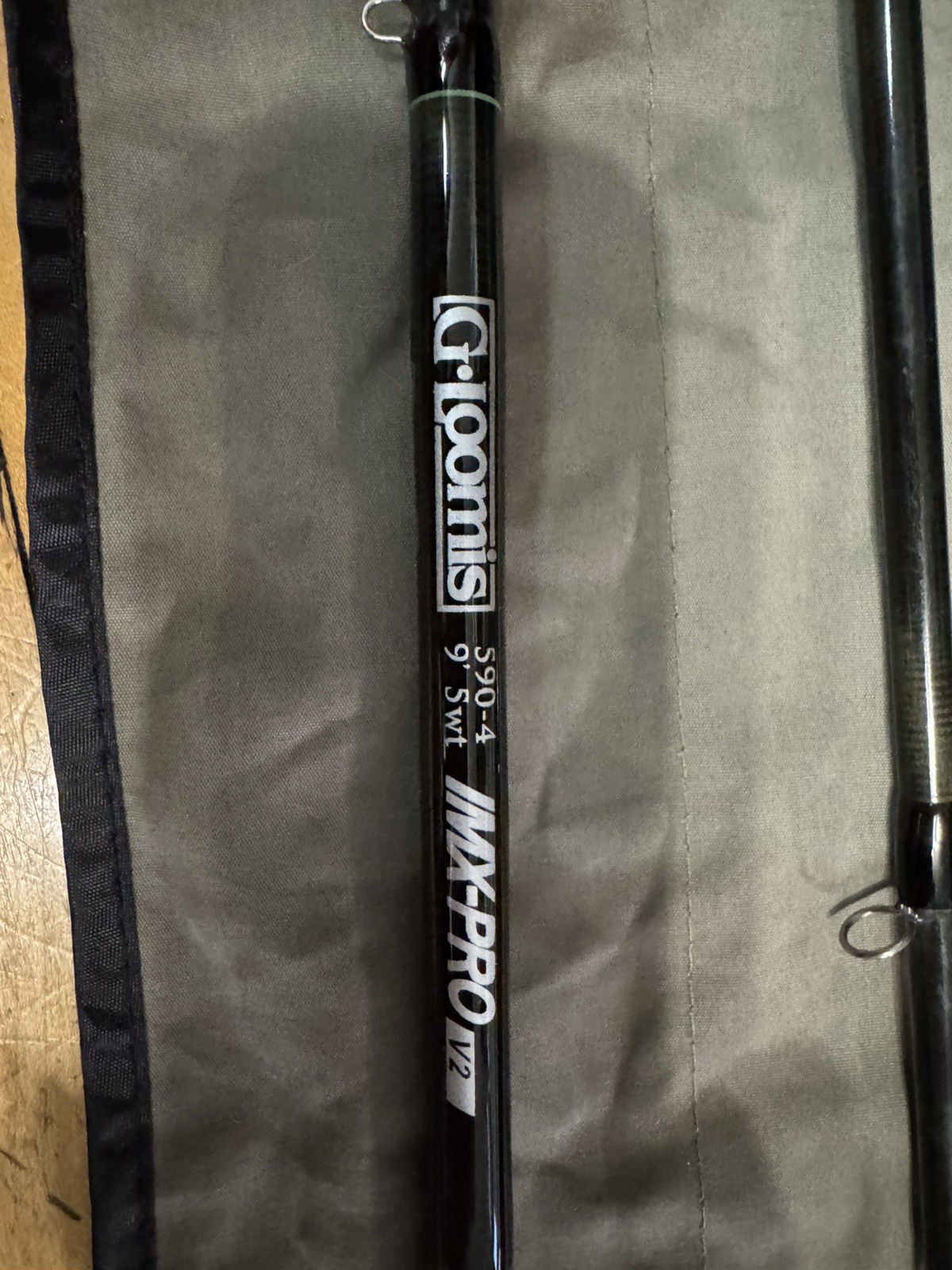 G. Loomis IMX-PRO V2 590-4 9′ #5 Weight Fly Fishing Rod with Tube