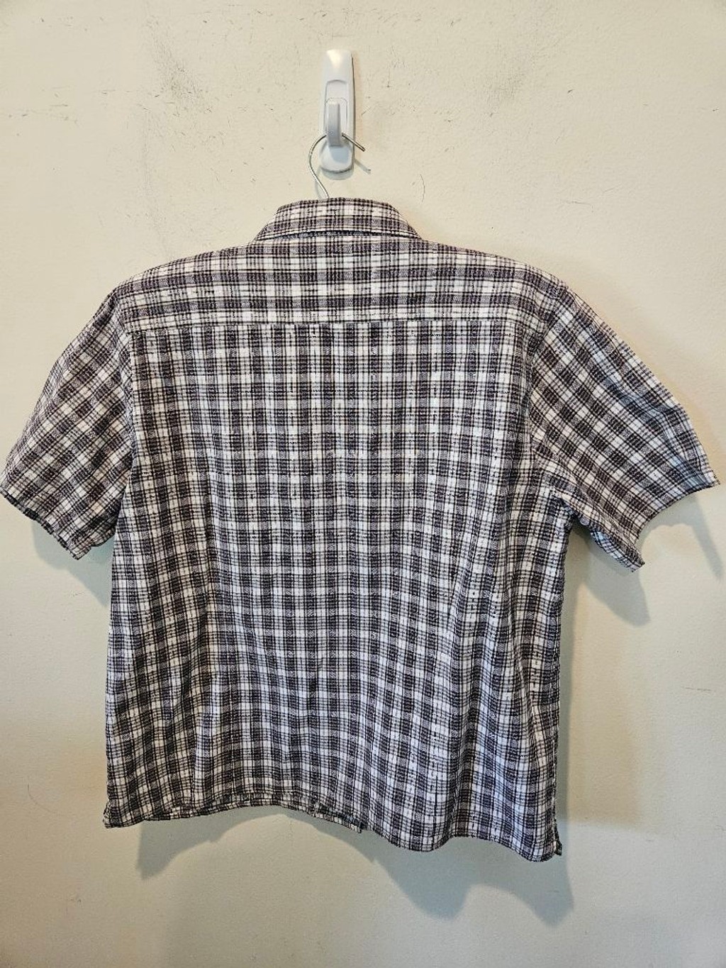 Women’s Orvis VTG 90s Y2K Plaid Button Down Shirt L White Blue