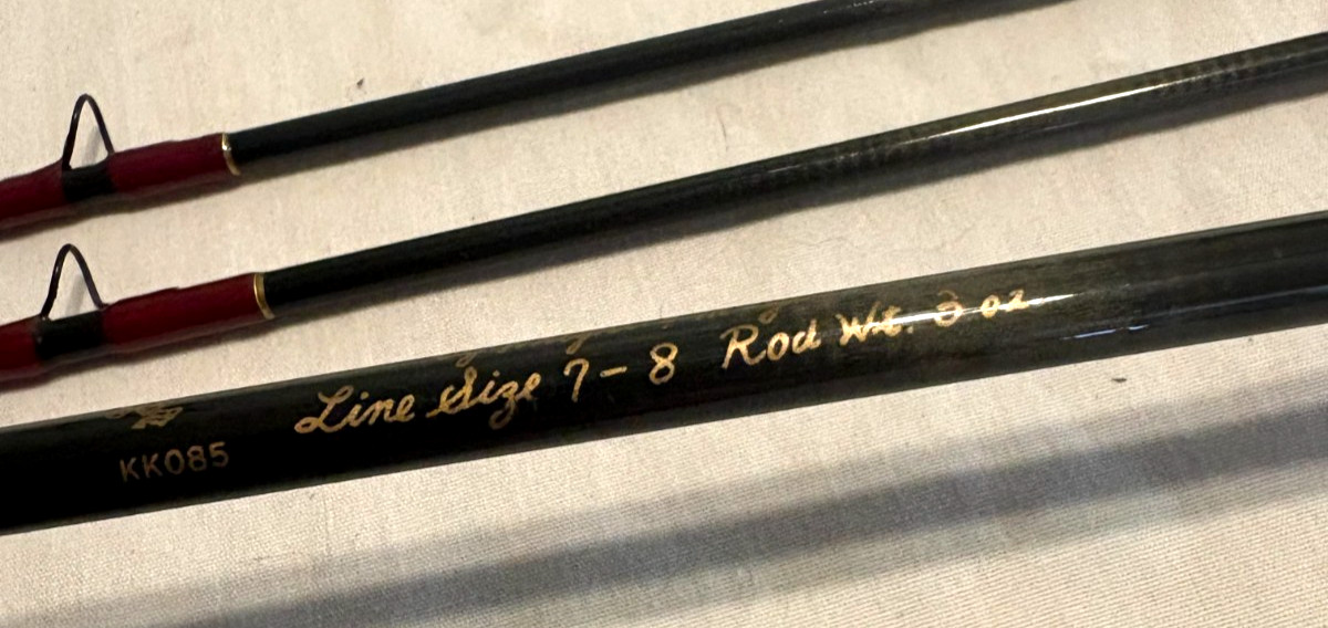 EAGLE CLAW GRANGER GRAPHITE NO. GG 300-8 1/2′ FLY ROD 7-8 ROD WT 3 OZ.2-TIPS