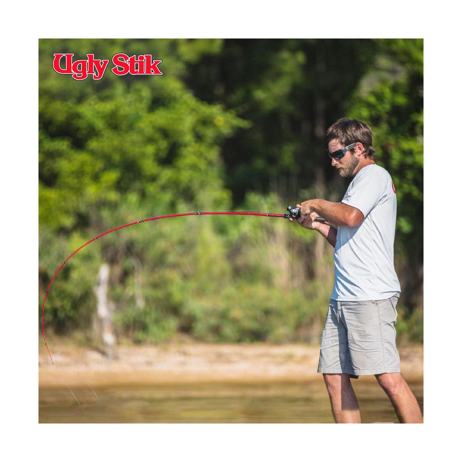 Ugly Stik Carbon Low Profile Baitcast Reel and Fishing Rod Combo