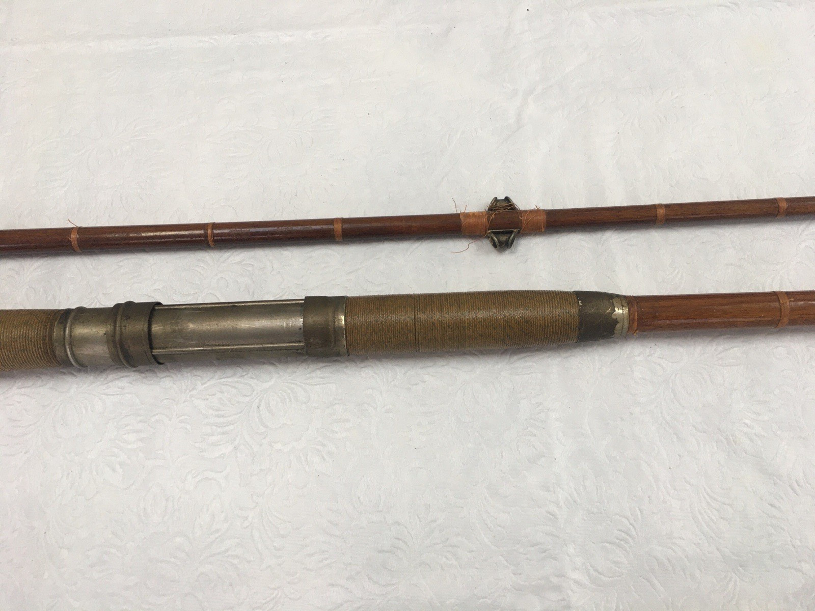 Wood Fishing & Trolling Rod 5ft 10″ 2 Piece Wood Vintage