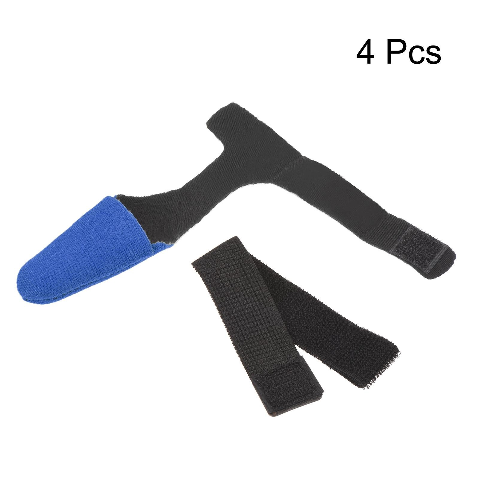 4pcs Fishing Rod Tip Cover and Tie Sleeve Protector Accessories, Blue