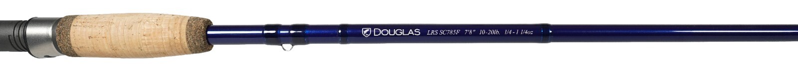 Douglas LRS Spinning Rod: 10-20lbs., 7’8″, 1-Piece, Salmon/Steelhead