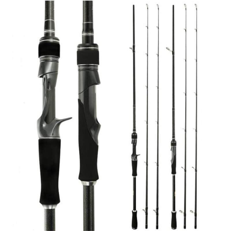 MH+H Double Tips Fishing Rod 30T Carbon Fiber Spinning Casting Rod 1.83m Lure