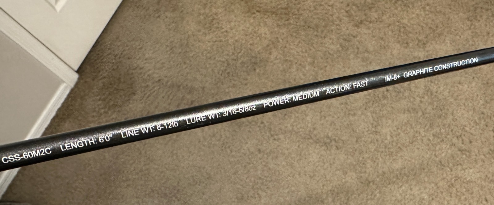 SHIMANO CLARUS CSS-60M2C 6′ Spinning Rod – IM8+ Graphite – 2 Piece – NEW