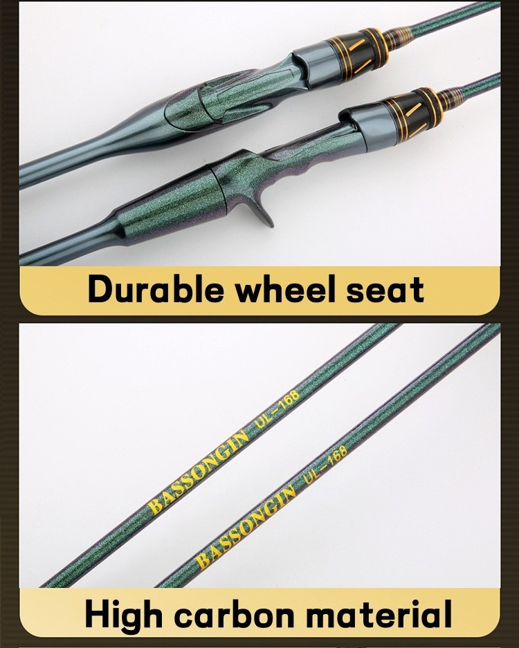 Carbon Trout Fishing Rod Ultralight Spinning Casting Lure Rod Stream Rod Carp