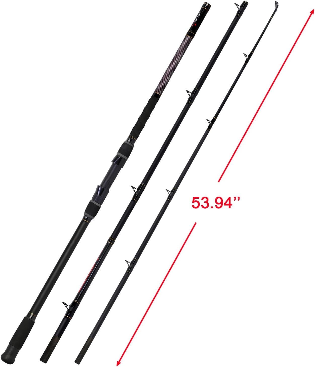 Surf Fishing Rod 2 Piece/3 Piece/4 Piece Portable Travel Casting Rod Saltwater