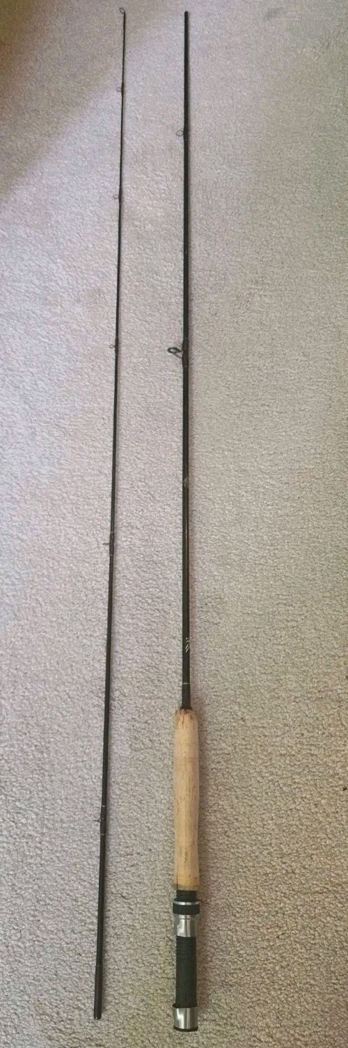 Vintage Empire Golden Falcon FG802E Elegance Fly Rod 8′ 2pc 5-6wt Korea Rare