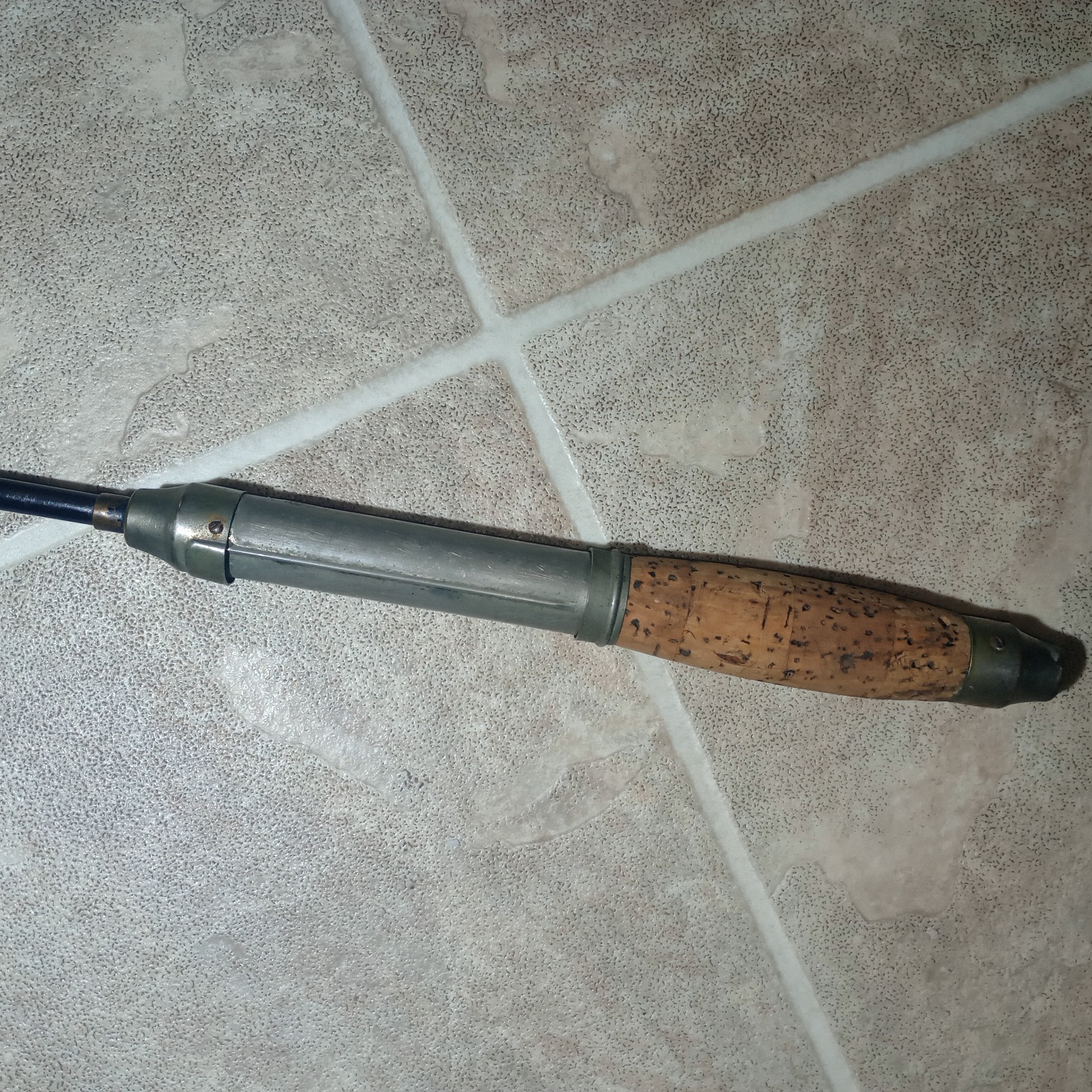 Vintage Union Hardware Fishing Rod Steel Telescoping Pole Torrington Conn fly
