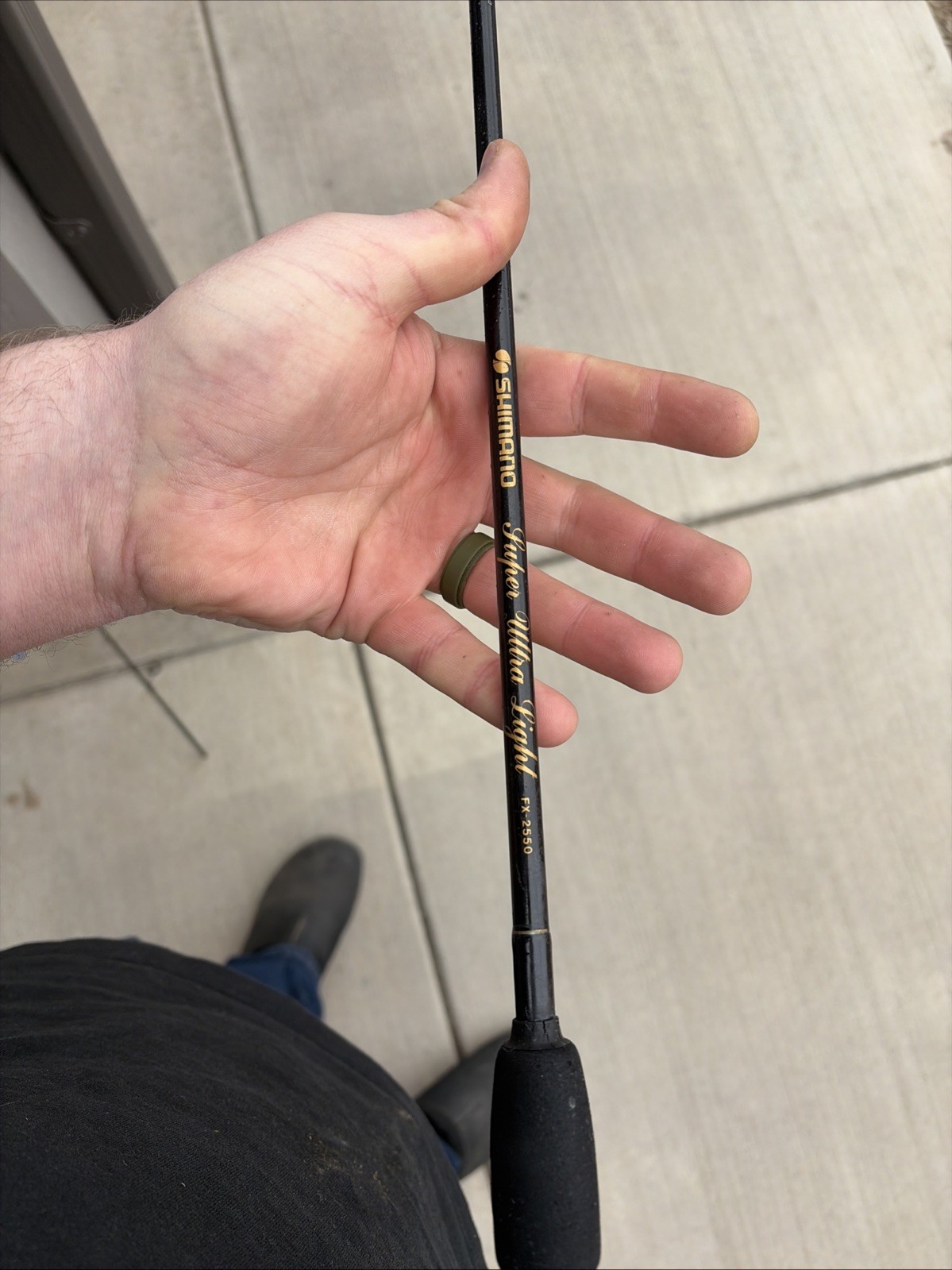 Vintage Shimano Super Ultra Light FX-2550 Fishing Pole