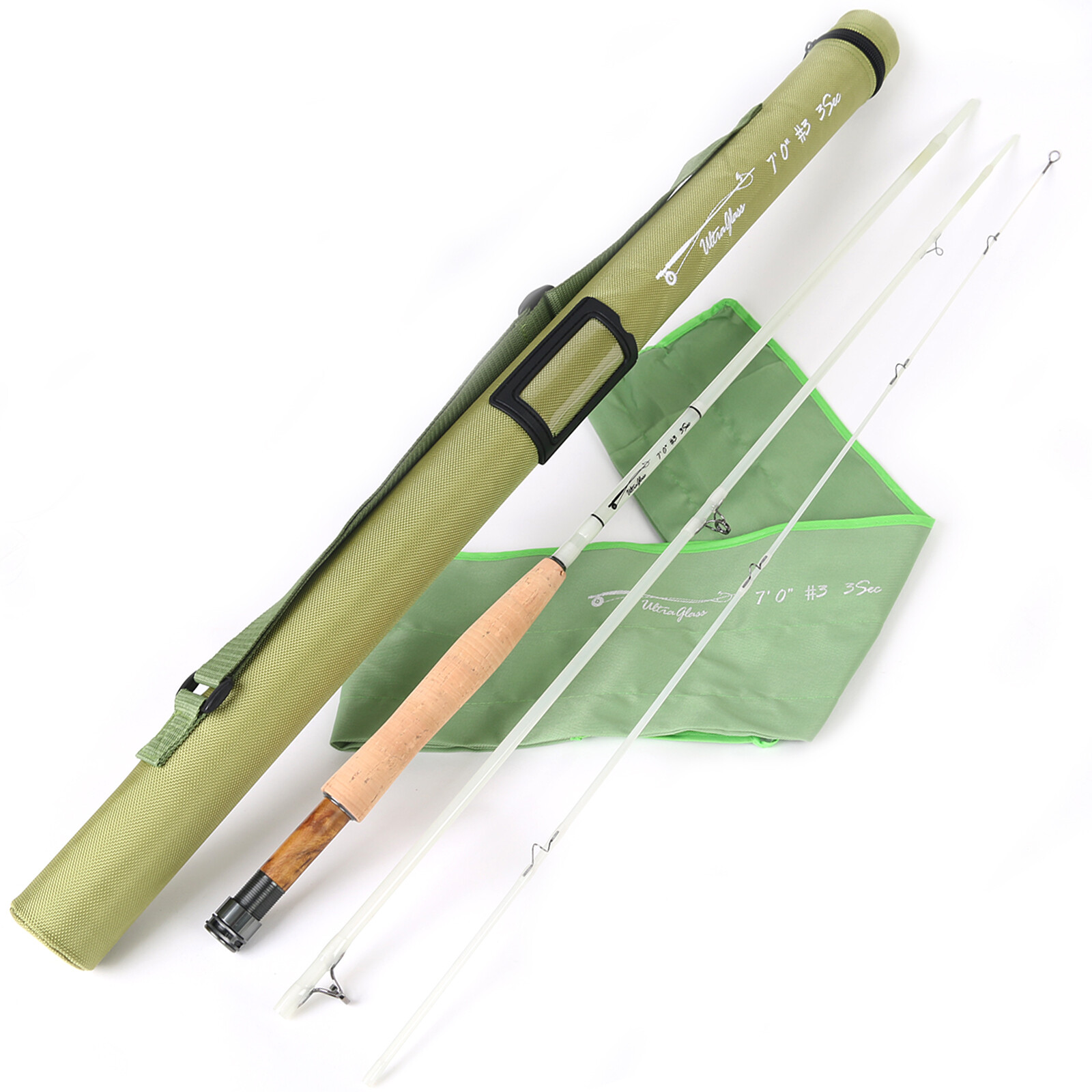 Maxcatch Fiberglass Fly Fishing Rod: 3wt/4wt/5wt/6wt/8wt/10wt Medium-fast Action