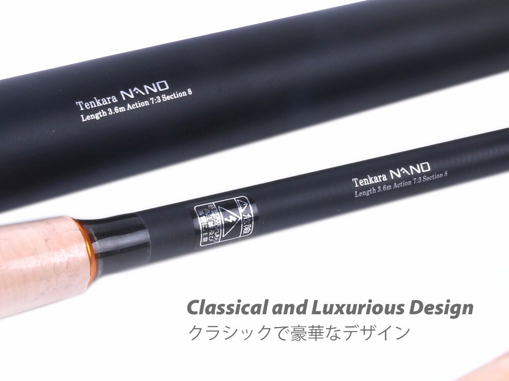 Nano Tenkara Rods 11’/12’/13′ IM12/40T Carbon Tube Telescopic Pole