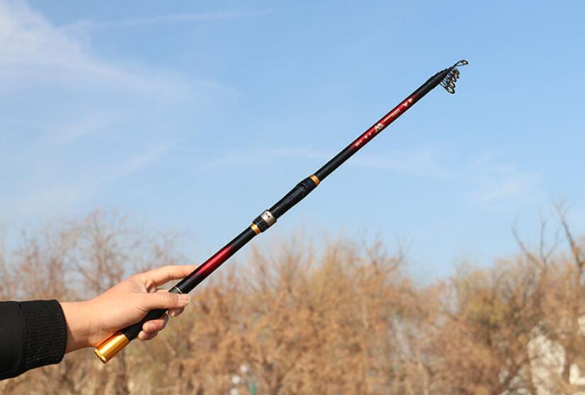 Portable Spinning Fishing Rod Travel Sea Pole Fishing Rods 2.1M-3.6M Saltwater