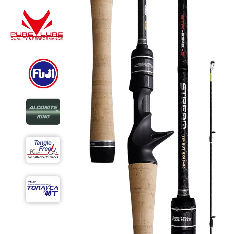 PURELURE STREAM Soft Bait Travel Rod Ultralight 1.98M 2.01M Partner Pike Bass Tr