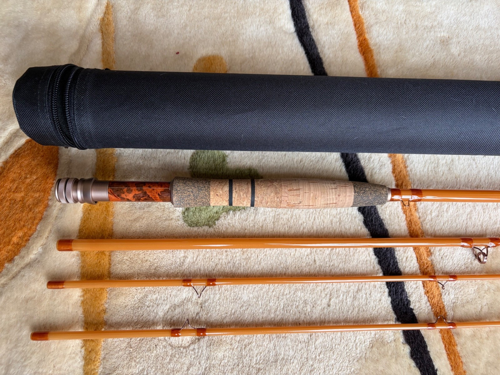 MOONSHINE REVIVAL Fiberglass 5 wt 8 foot fly rod