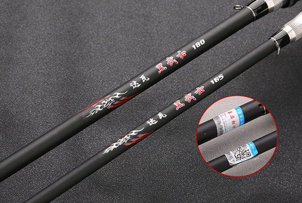 Carbon Fiber Fishing Rods 1.65m 1.8m Spinning/Casting Fishing Pole Fast Action