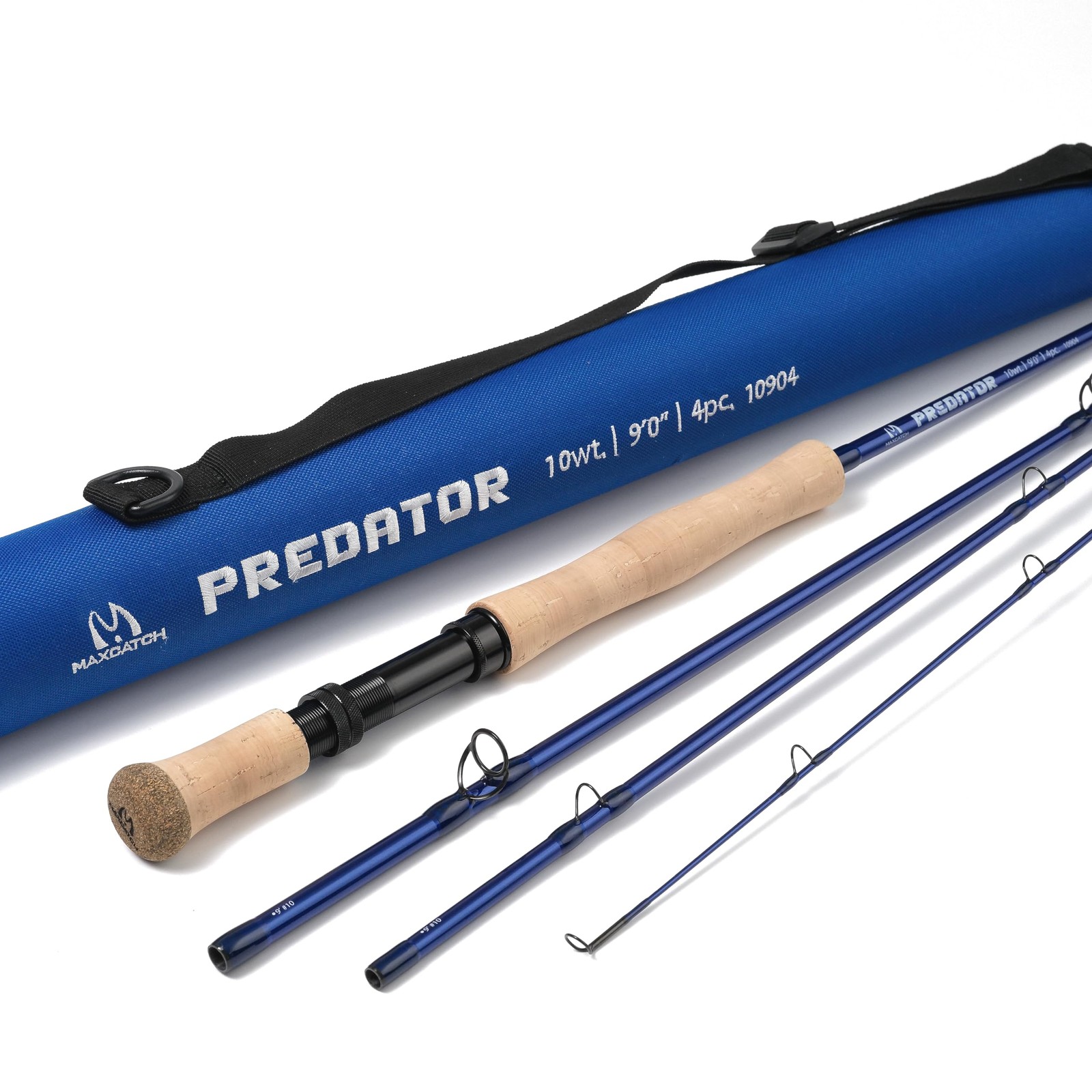 Fly Fishing Rod Saltwater 9ft 4-Piece 9/10 Weight 9′ 8wt