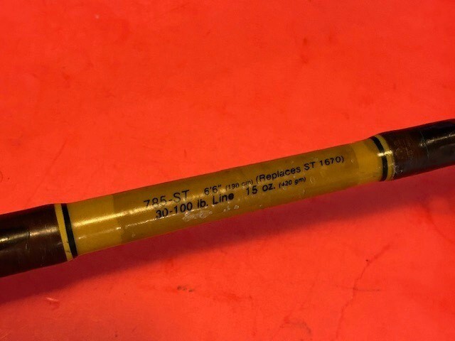 FENWICK PACIFICSTIK FENGLASS 6 FOOT 6 INCH 30 TO 100 POUND TROLLING FISHING ROD