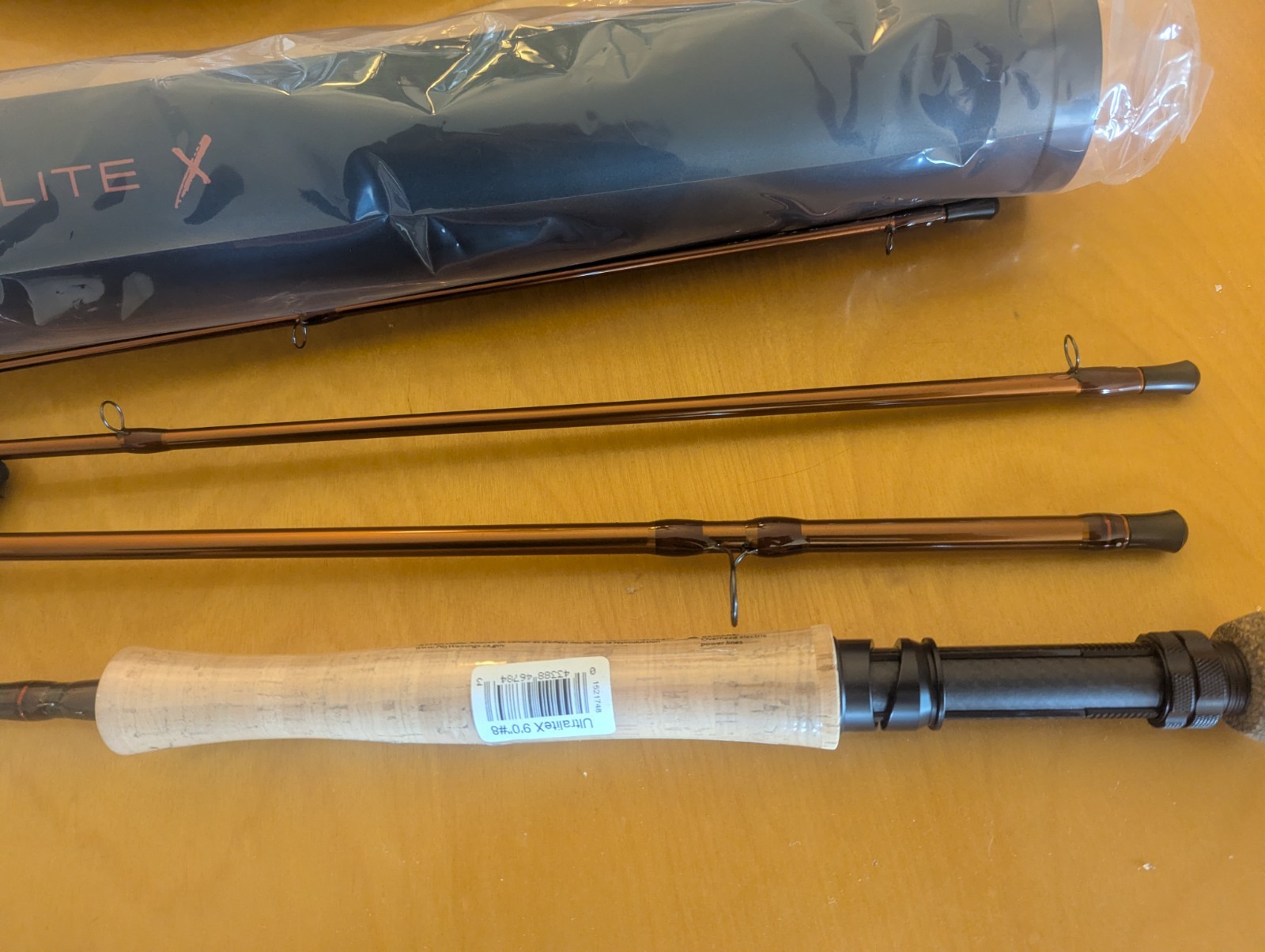 Hardy Ultralite X 9′ 8 weight Fly Rod NEW!