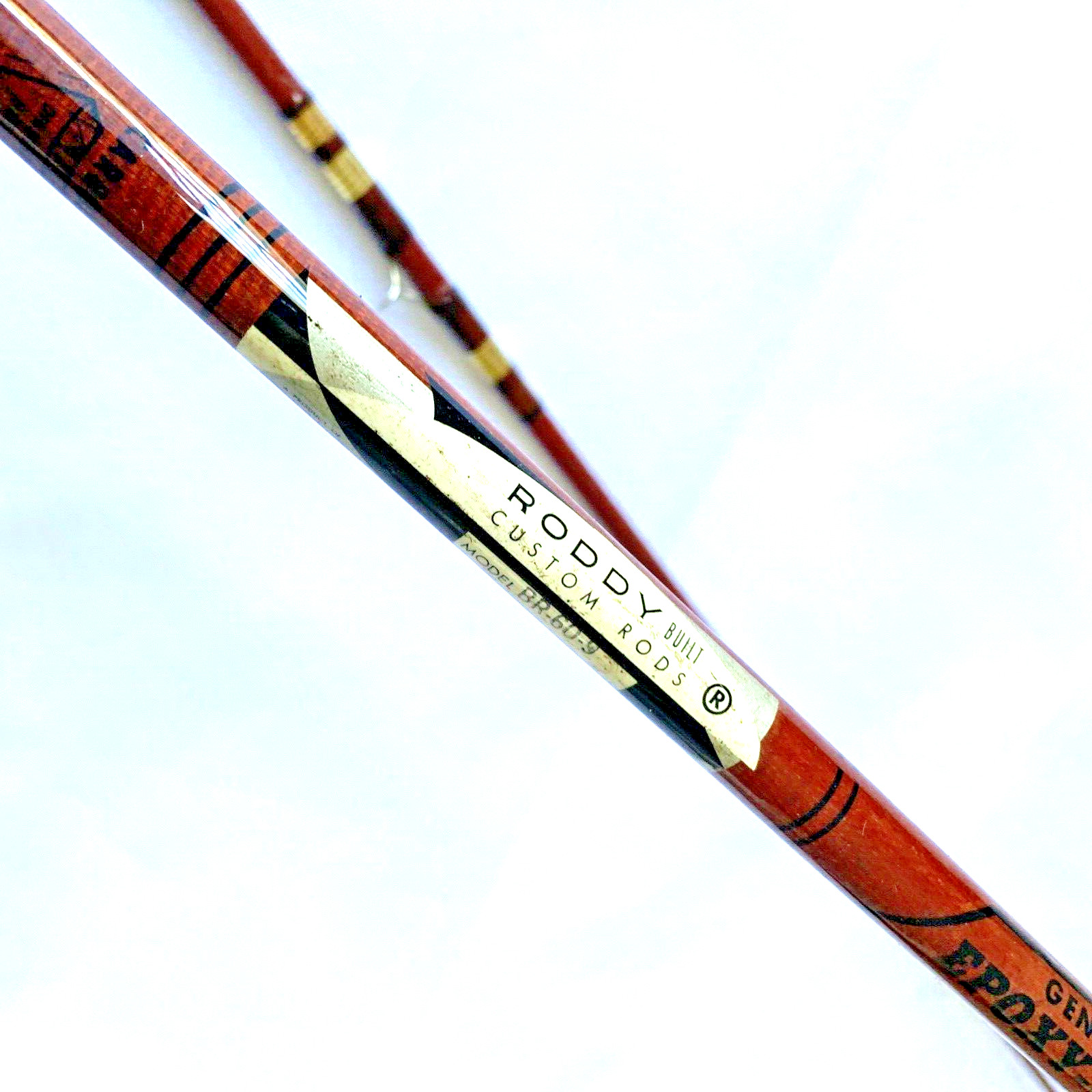 Roddy Model BR-60-9 Custom Made 9Ft Genuine Epoxy Glass Fly Fishing Rod USA