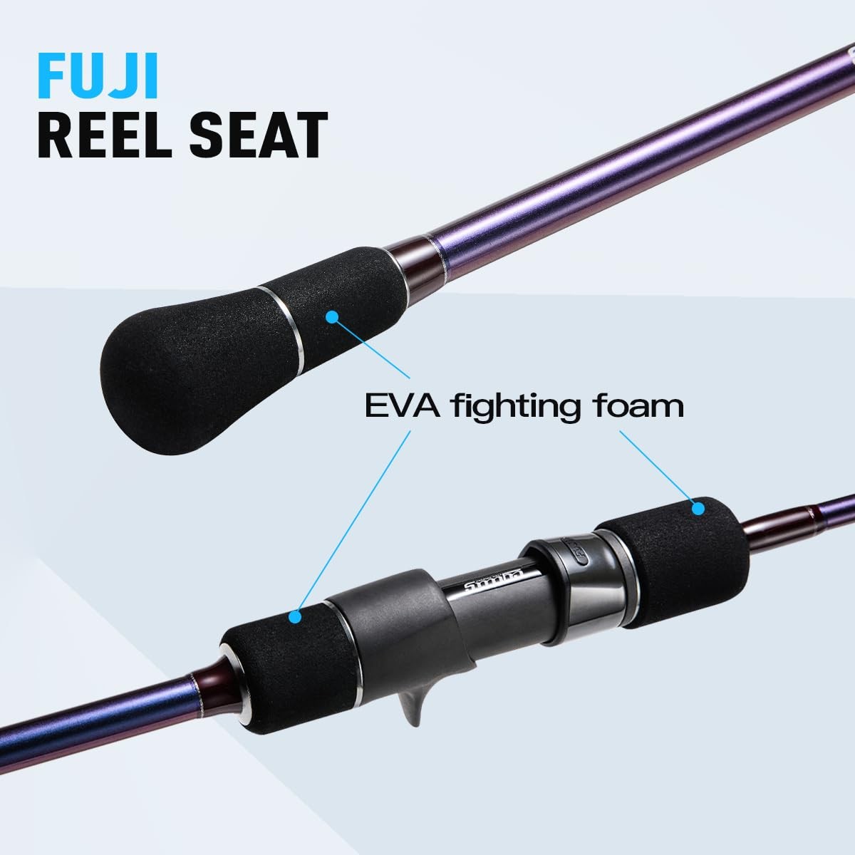 Soloking Ocean Rose Saltwater Fishing Rod 2-Piece Slow Pitch Jigging Fuji