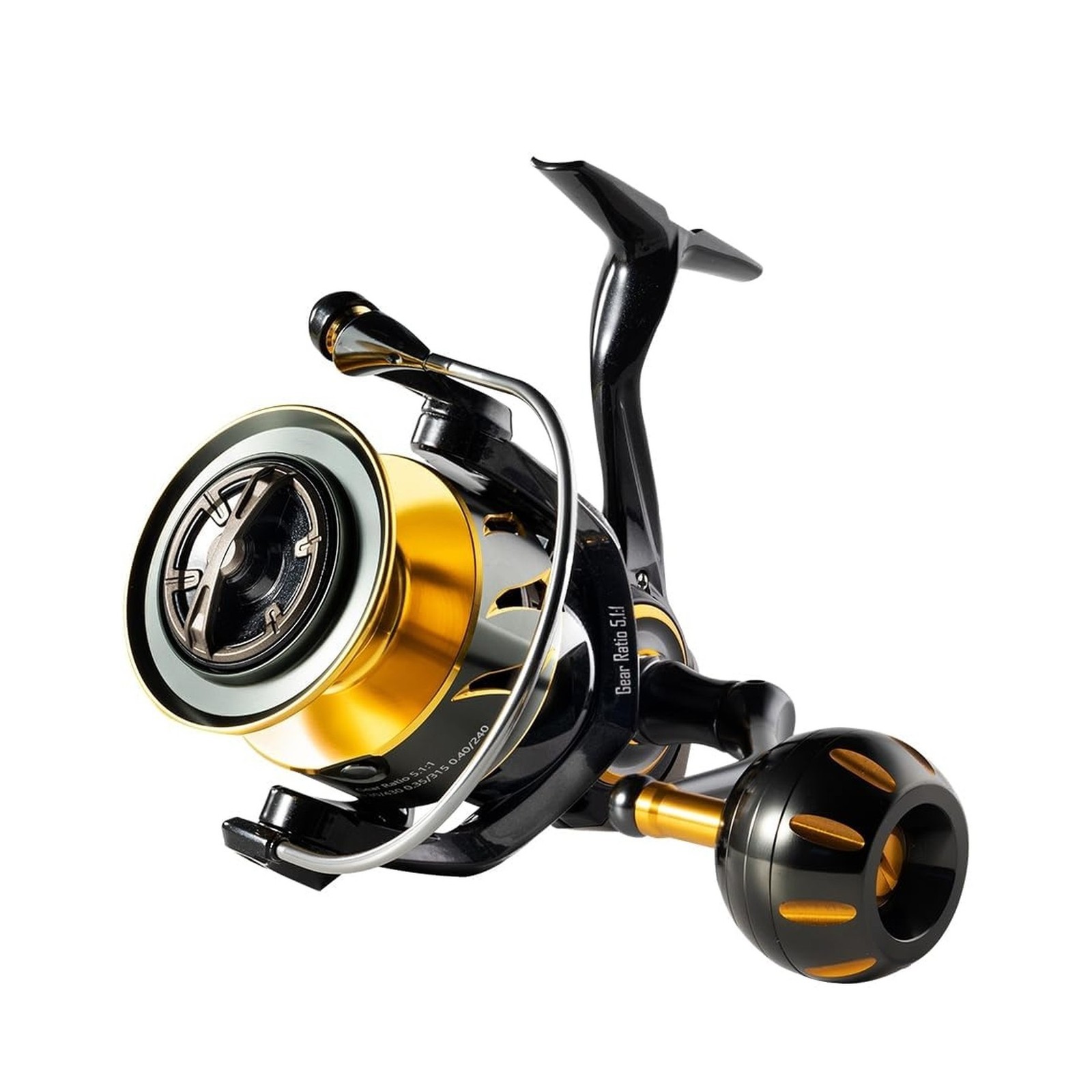 Rooblinos SW Long Shot Jigging Spinning Reel, Full Metal Body,Ultra Smooth,Po…