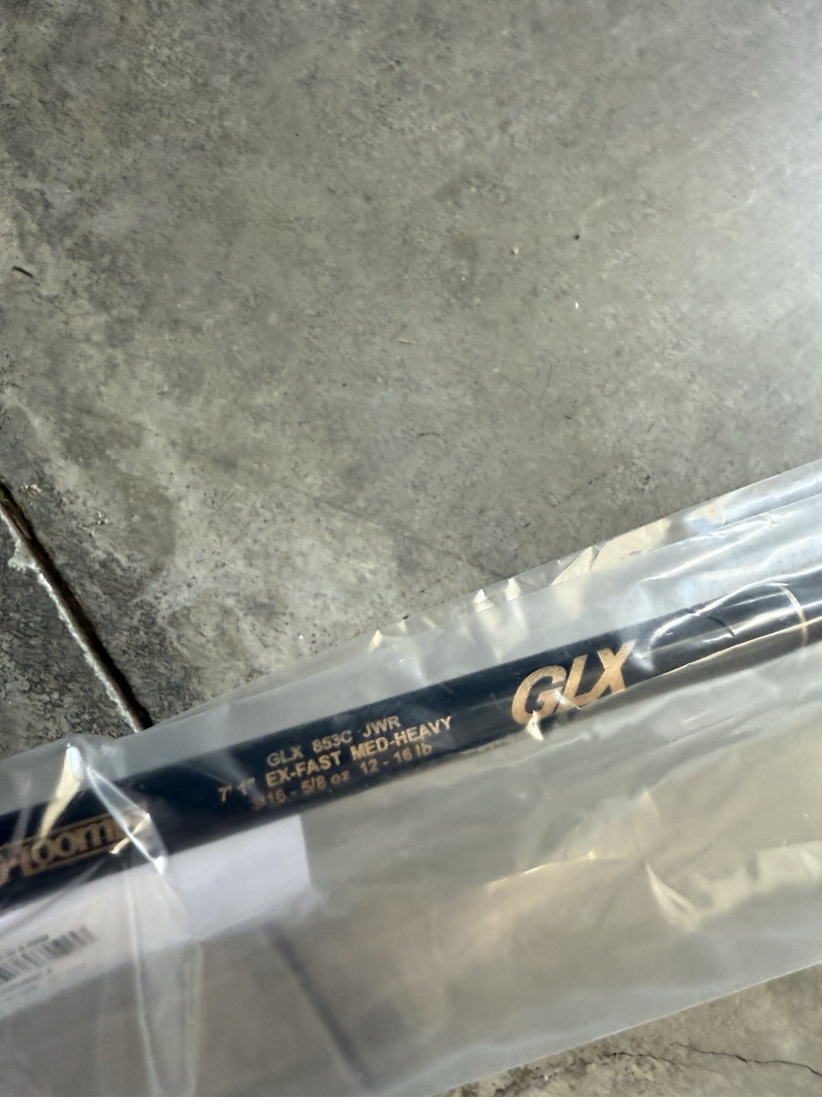 New G.loomis GLX 853c JWR Casting Rod 7’1 Medium-Heavy Bass Rod Msrp- $550