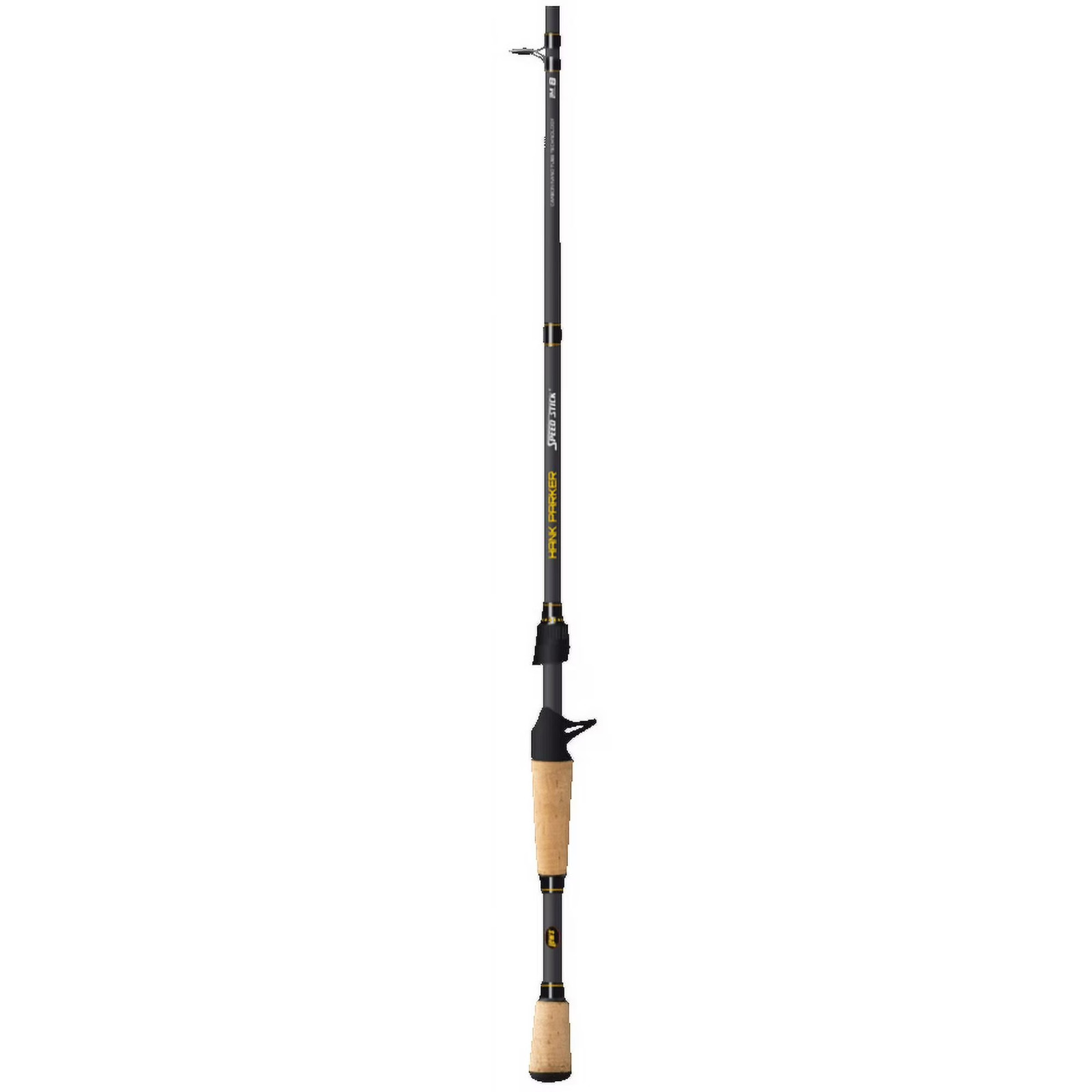 Hank Parker Casting Speed Stick Fishing Rod, 7-Feet 1-Piece Medium-Heavy Power