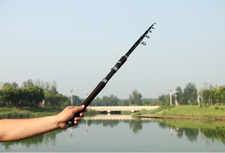 Telescopic Fishing Rod Carbon Fiber Durable High Sensitive Rods Fast Action Pole