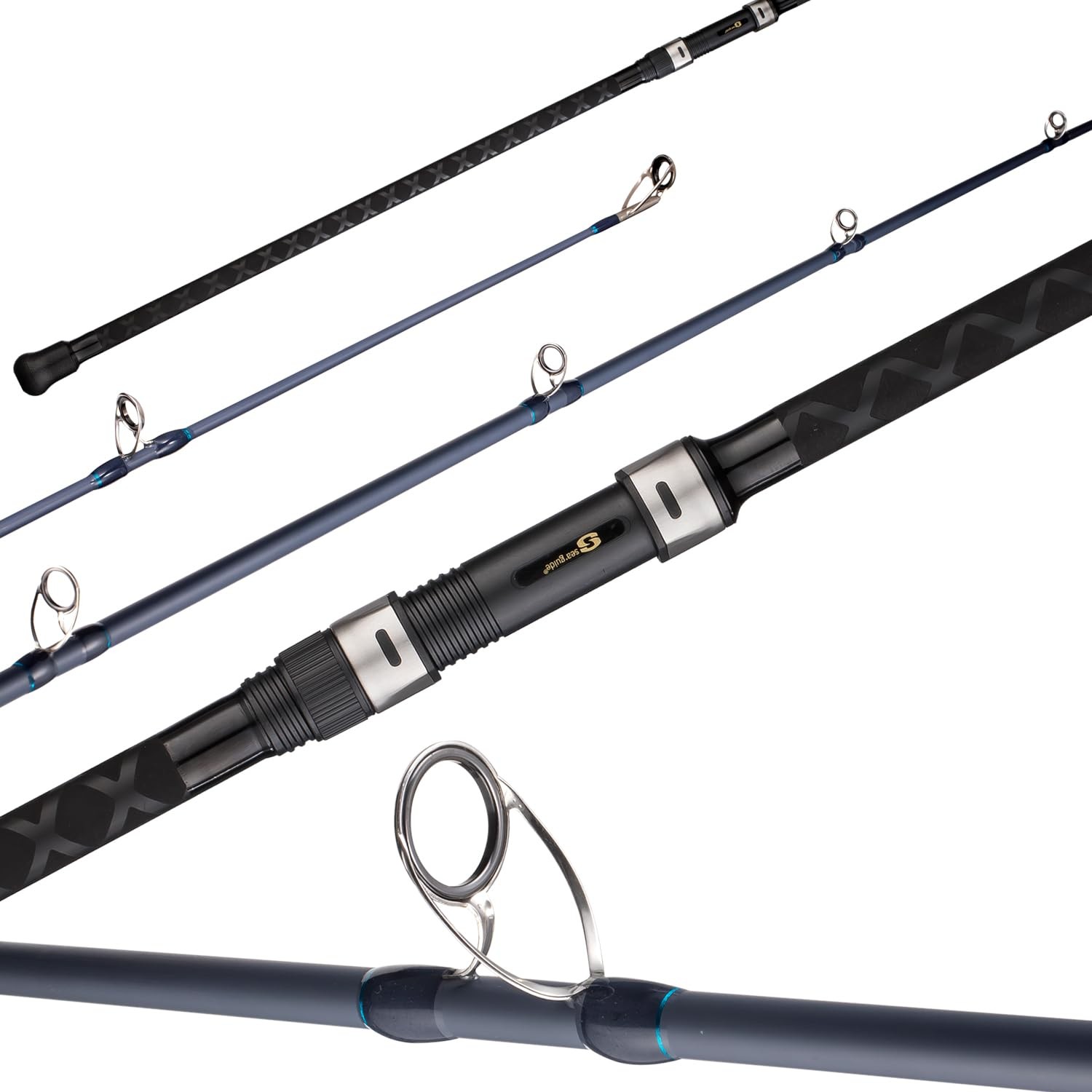 Fishappy Surf Rod Graphite Surf Spinning Fishing Rod Seaguide Reel Seat 9 – 2