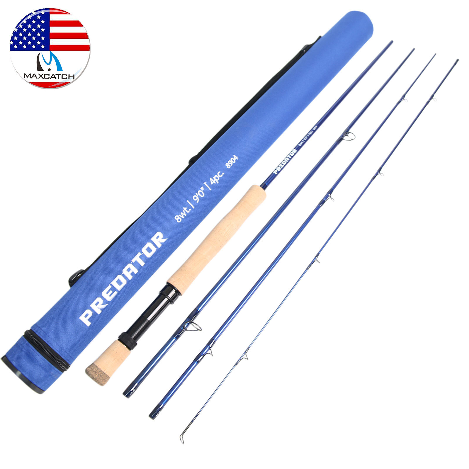 Maxcatch Predator Big Game Saltwater Fly Fishing Rod 8/9/10 11/12wt Fast Action