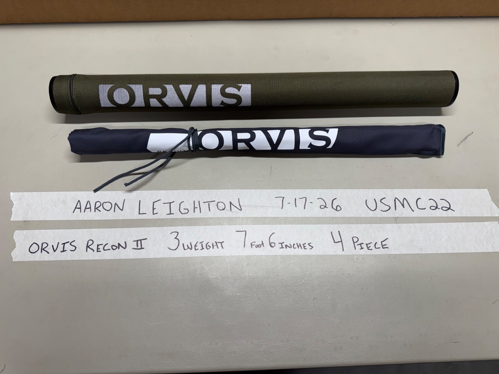 Orvis Recon II 3764 (3 Weight, 7’6″, 4 Piece)