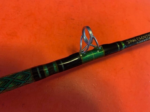 CUSTOM BUILT SEEKER CJB 7 FOOT 15 TO 40 POUND RATED CONVENTIONAL FISHING ROD W@W