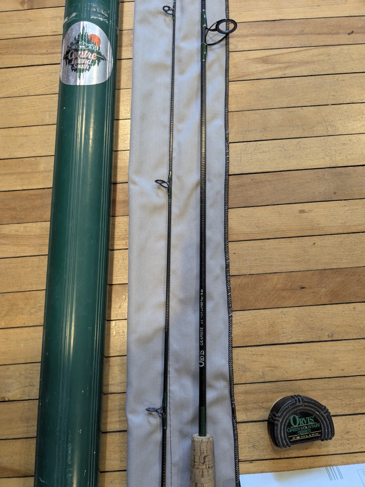 Orvis Green Mountain Series Graphite Spinning Rod 6 Foot 6 Inches Cork Handle