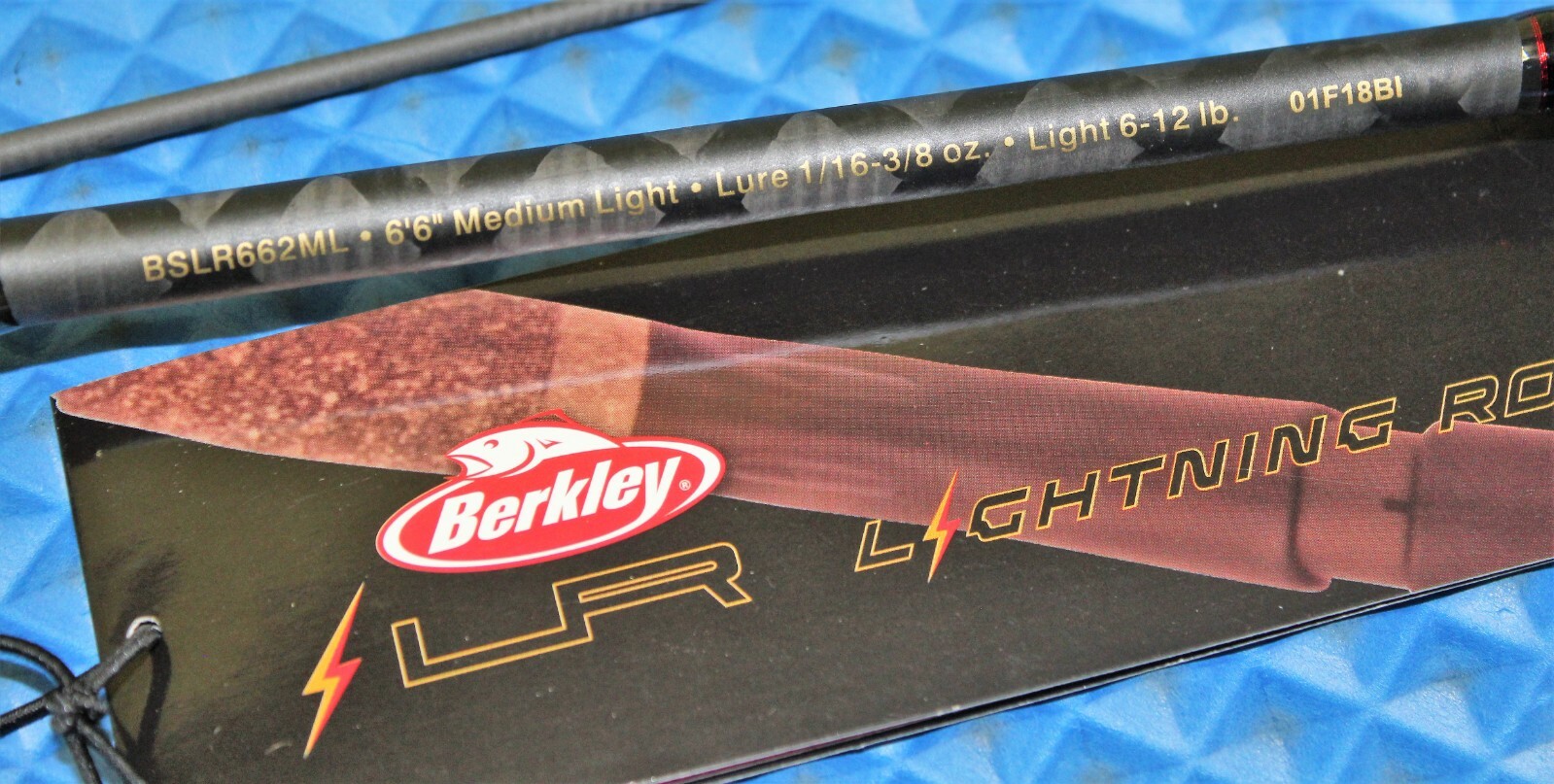 Berkley Lightning Rod Spinning 6′ 6″ 2-Piece Medium Light BSLR662ML 1429021