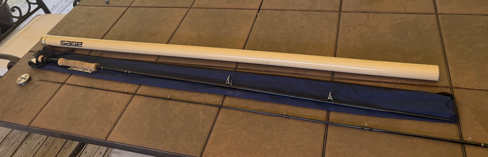 SAGE RPLX I990 GRAPHITE III 2 PCS 9 WT FLY ROD VERY GOOD CONDITION