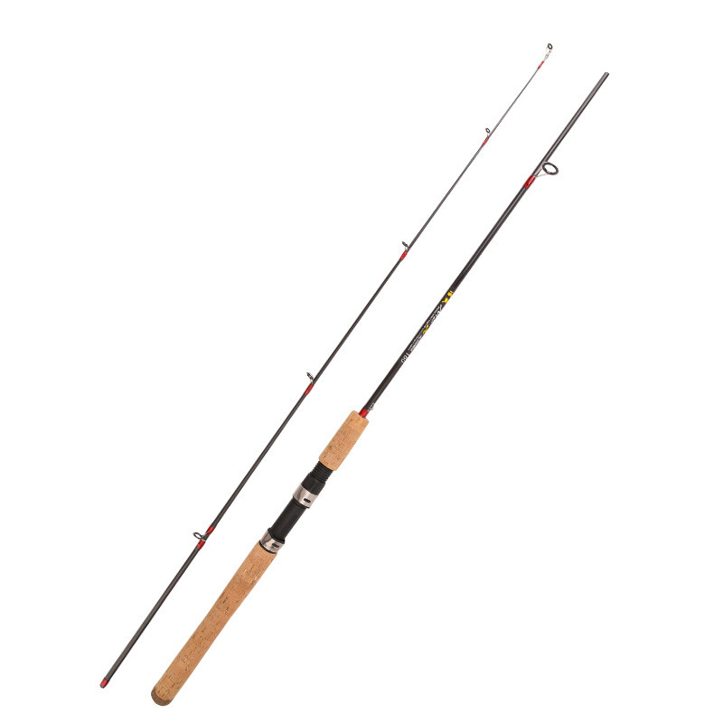 Trout Fishing Rod 1.65m 1.8m Portable Ultra Light Solid Tip Carbon Spinning Pole