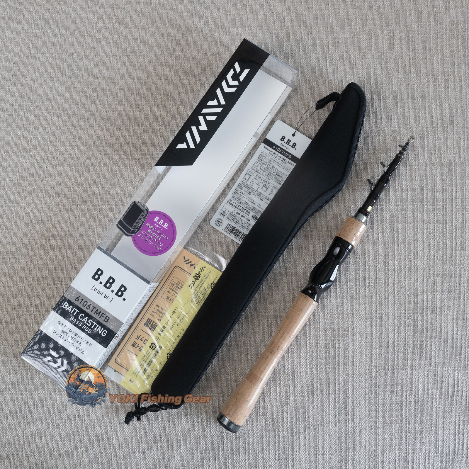 Watch Product Video-Daiwa BBB 6106TMFB Telescopic baitcasting fishing Rod