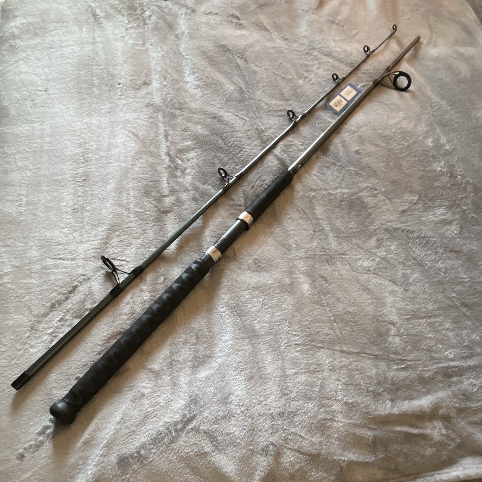 Shimano 2pc FXS70MHB2 7’0 Spinning Rod. X-Tube Shrink Wrap Installed On Handle