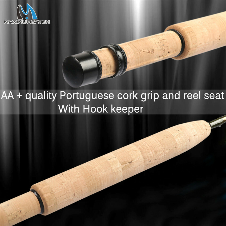 Cruiser Travel Fly Fishing Rod 2/3/4wt 7’6” 6Pcs Fast Action IM10 Carbon Blank