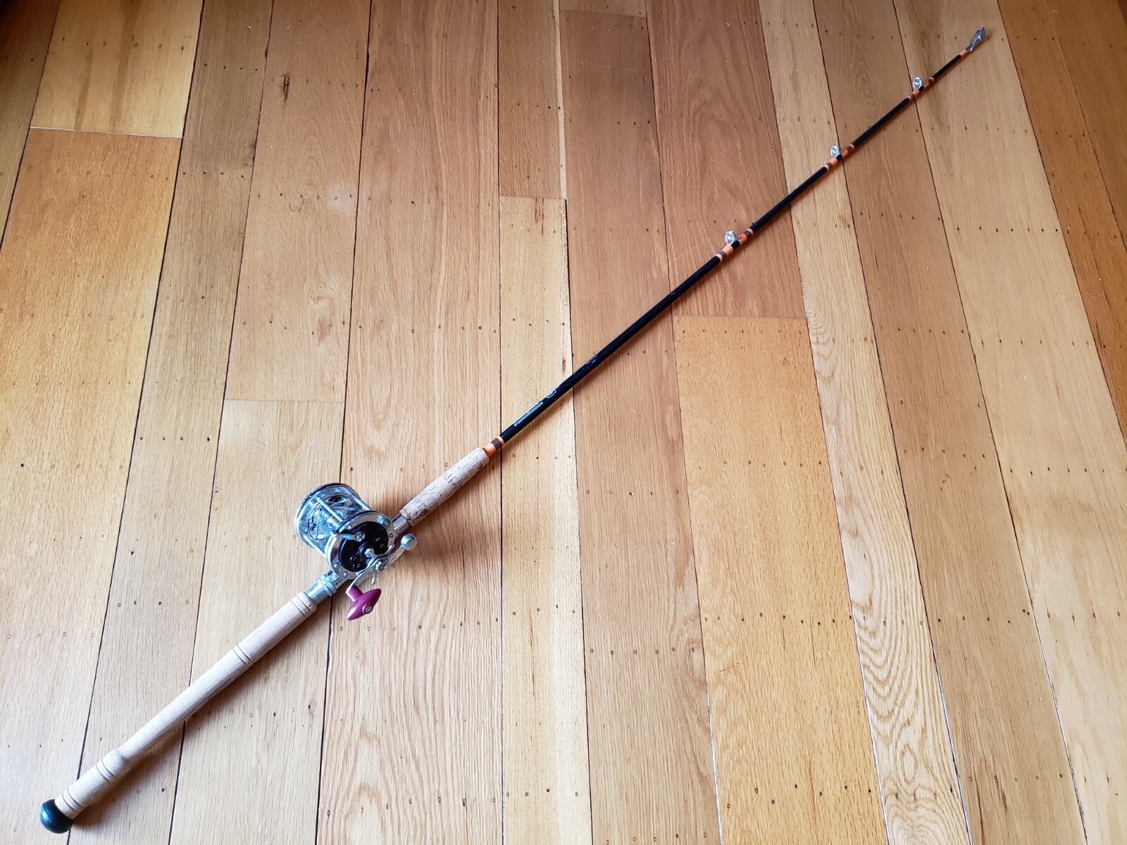 Fishing Reel, Hurricane 340 + Shakespeare SS191 Rod 6’0 Medium Heavy, USA