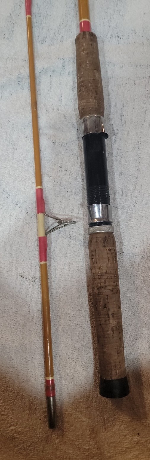Custom Built Uslan Fishing Reel Pole. Model # 2844. 7 ft.