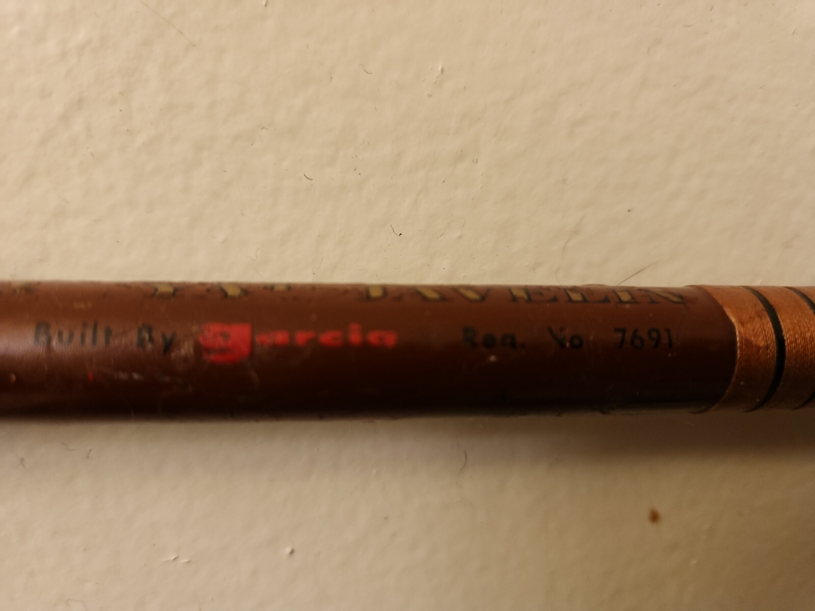 Garcia Fiberglass Fly Fishing Rod 7691 97″ long