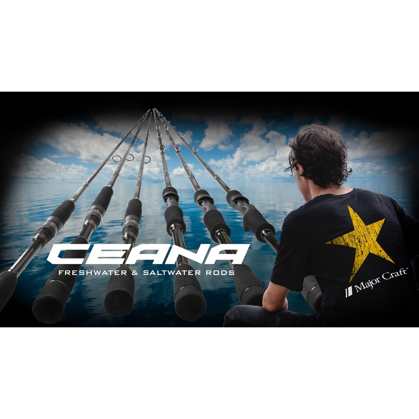 Major Craft CEANA SPINNING CNS-602UL 6’ (182cm) 2pcs. 2-10g Fast Fishing Rod