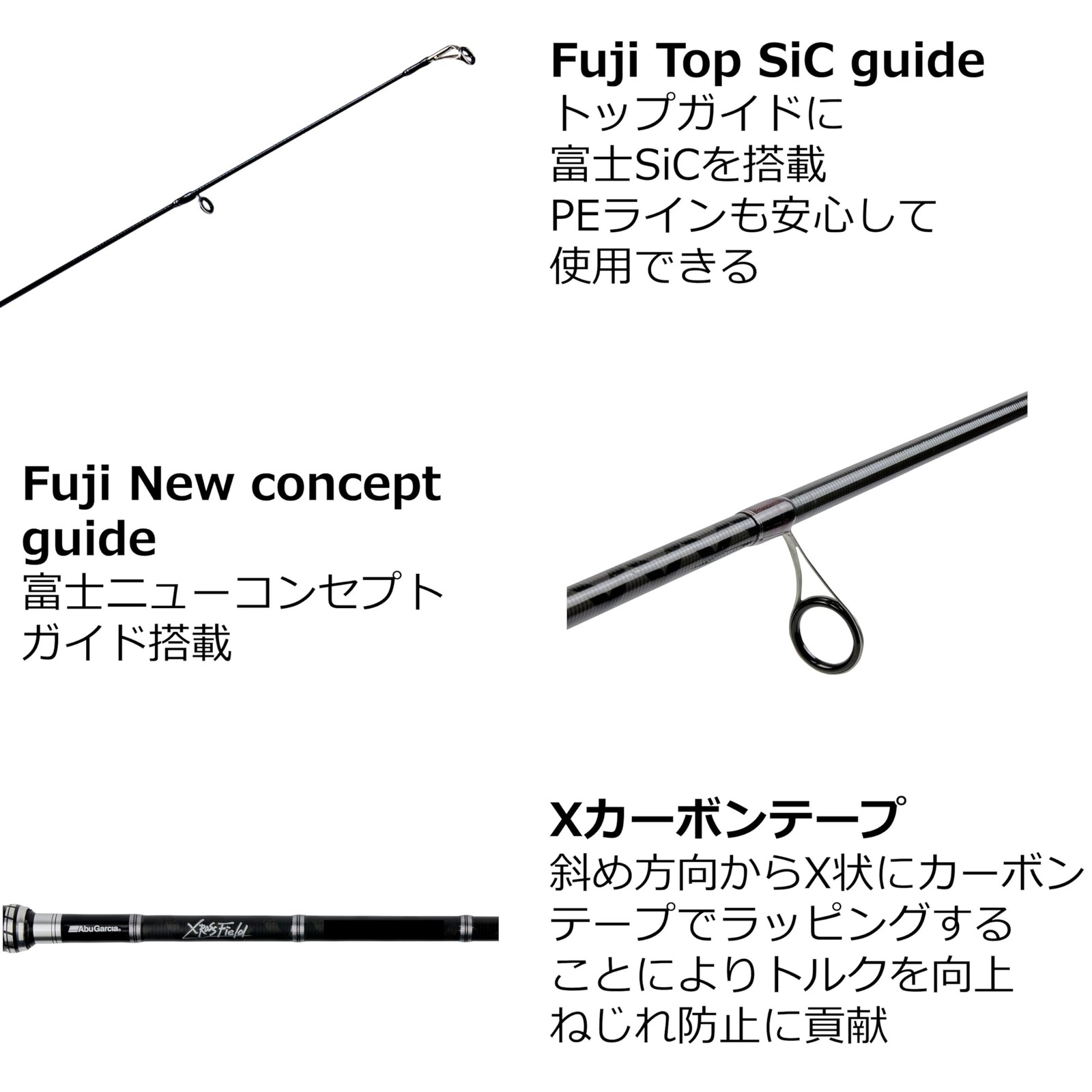 Abu Garcia XrossField XSFS-957M-MB Mobile Multi Piece Travel Fishing Rod