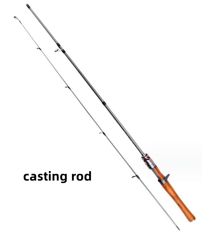 1.68M/1.8M Lure Carbon Fiber Fishing Rod Ultra Light Spinning Casting Rods Pole