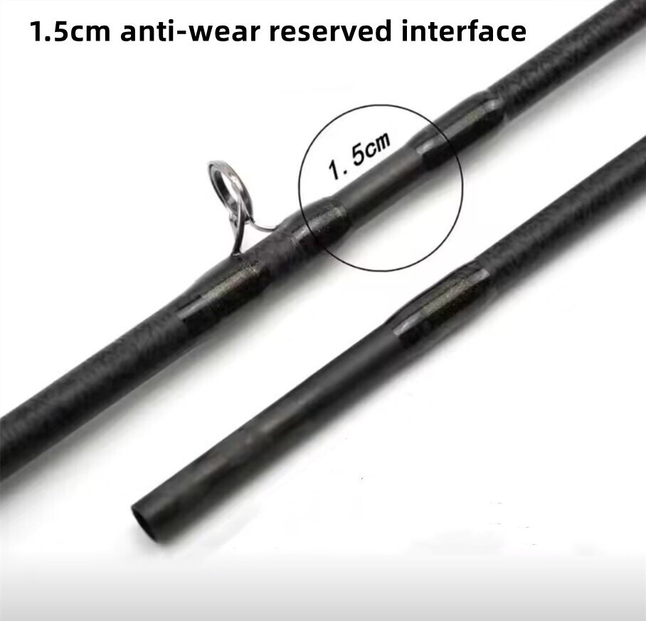 Fishing Rod Carbon Spinning Casting Fishing Rod Lure 2.4m 2.7m Travel Poles