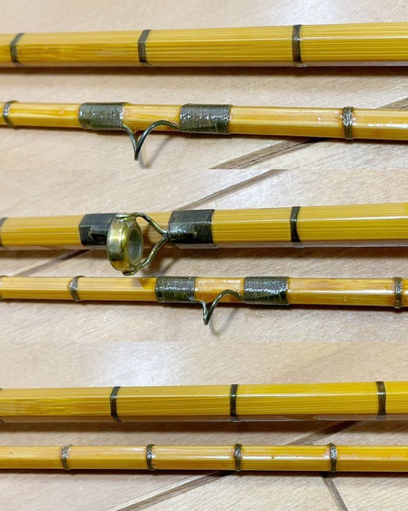 rare old 1959 Hardy Palakona Bamboo CC ge France 8ft in Bamboo Fly Fishing Rod