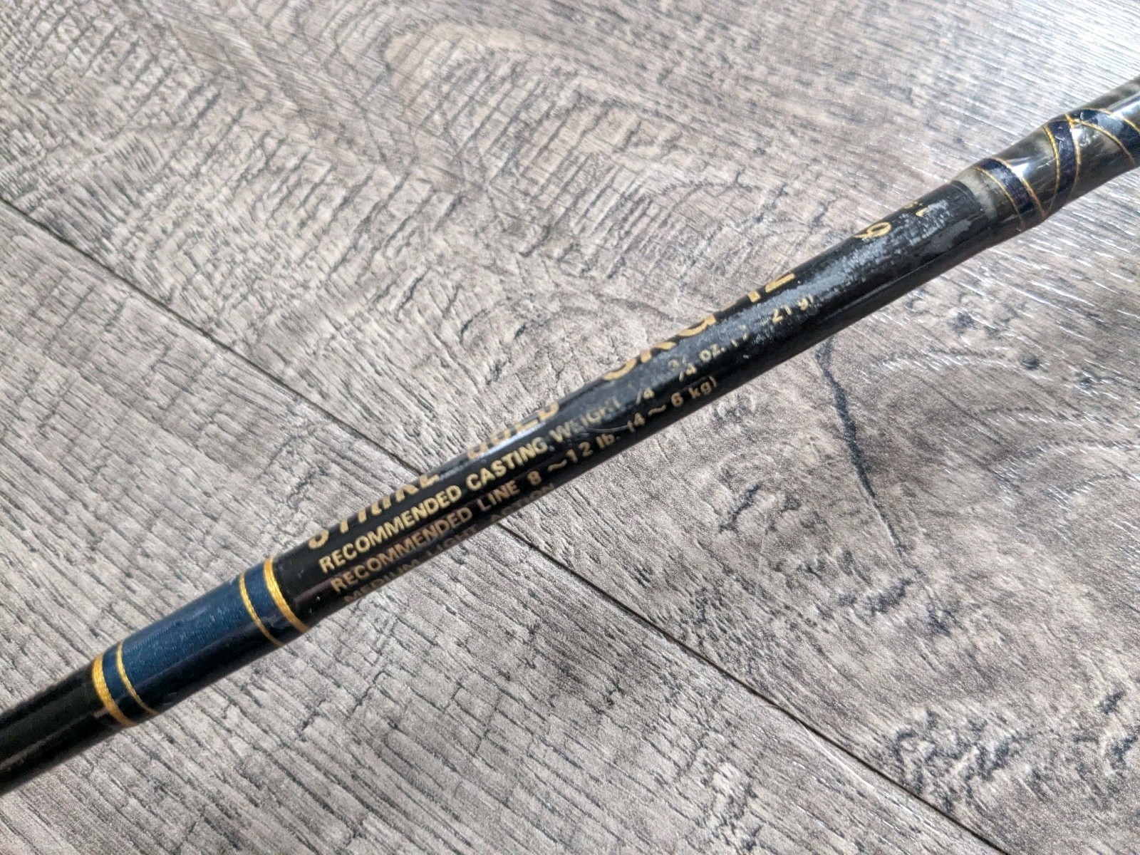 Daiwa STRIKE GOLD Graphite SKG-12 6’6 2PC Medium Light Action Spinning Rod
